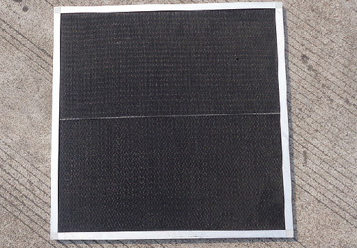 尼龍網(wǎng)過濾器,可重復利用的金屬鋁框,進口的合成纖維濾料由聚酰氨單絲纖維編織而成。